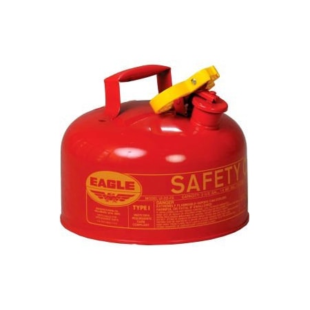 Justrite Eagle Type I Safety Can - 2 Gallons - Red UI20S